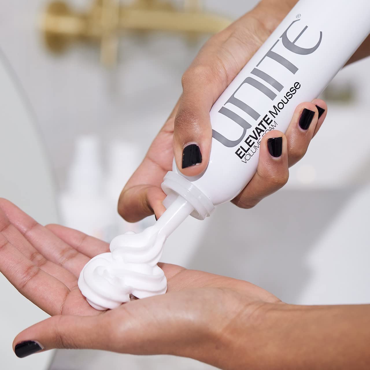 UNITE Hair - ELEVATE Mousse - Frizz-Free Volume, Hold, & Shine for All Hair Types - UV & Thermal Protection - 6 oz Beauty & Personal Care UNITE