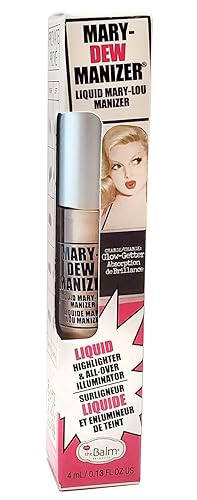 theBalm Mary-Dew Manizer Liquid Highlighter, All-Over Illuminator, Easily Blendable Beauty & Personal Care theBalm