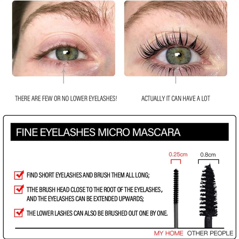 Honey Whisper 4D Mascara for Fine Short Eyelash, Waterproof Extra Long Lash Eyelashes,Voluminous Eyelashes, Long Lasting, Smudge-proof?Black (0.1 fl. Beauty & Personal Care LESITI