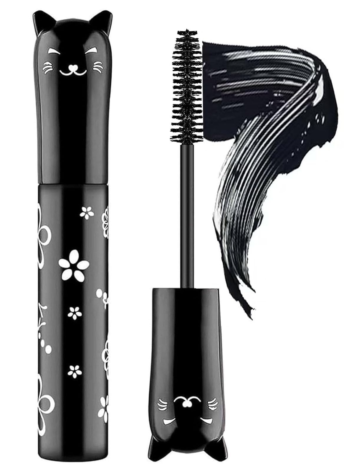 Mascara Volume And Length Black Waterproof Fast Dry Eyelashes Eye Makeup Volumizing Lengthening Curling Defining Multiplying Buildable Formula Primer Beauty & Personal Care TWLBXMG