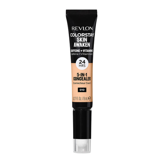 Revlon ColorStay Skin Awaken 5-in-1 Concealer, Lightweight, Creamy Longlasting Face Makeup with Caffeine & Vitamin C, For Imperfections, Dark Circles Beauty & Personal Care REVLON