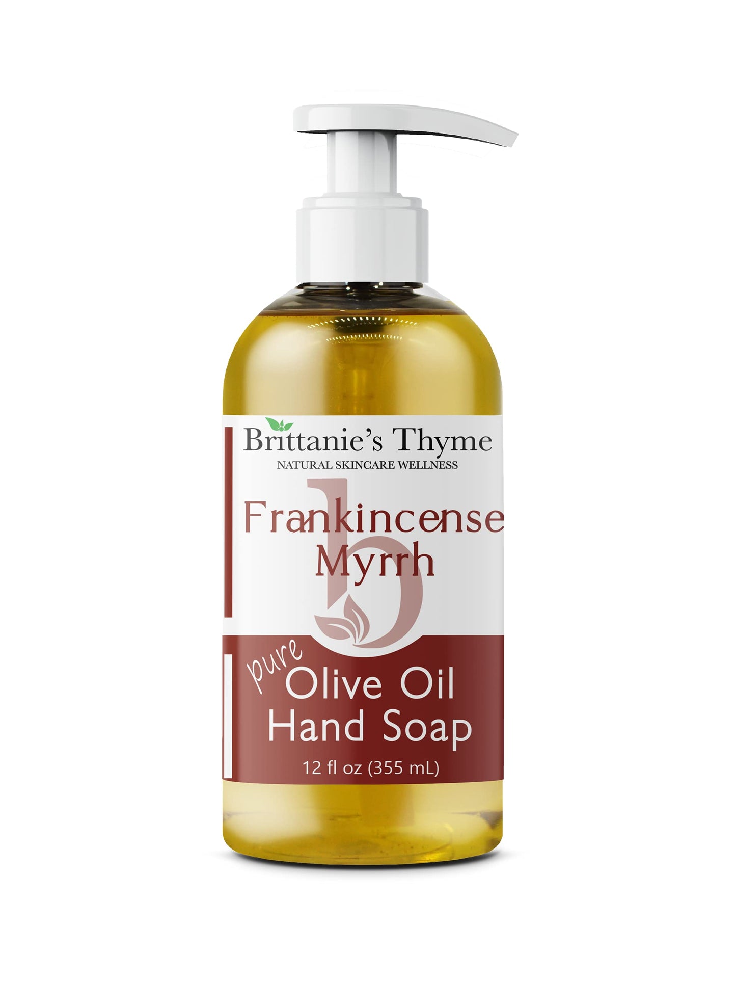 Brittanie’s Pure Castile Liquid Soap Refill, Frankincense, 12 Ounce | Dish Soap, Hair & Body, Home, Gentle and Pure, Made with Natural Luxurious Oils Beauty & Personal Care Brittanie's Thyme