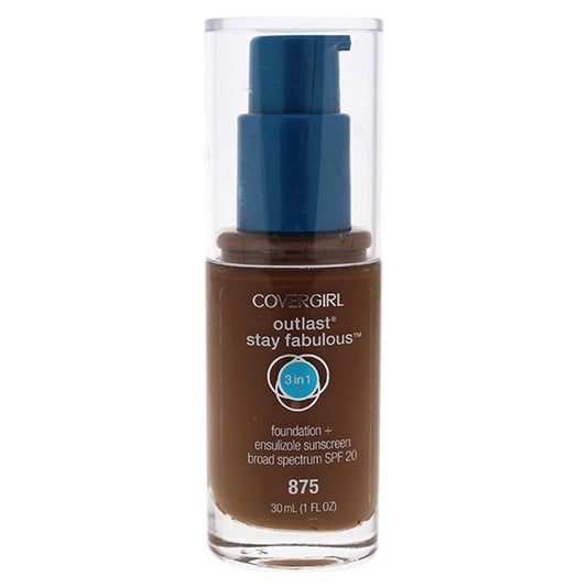 COVERGIRL Outlast All-Day Stay Fabulous 3-in-1 Foundation Soft Sable, 1 oz (packaging may vary) Beauty & Personal Care COVERGIRL