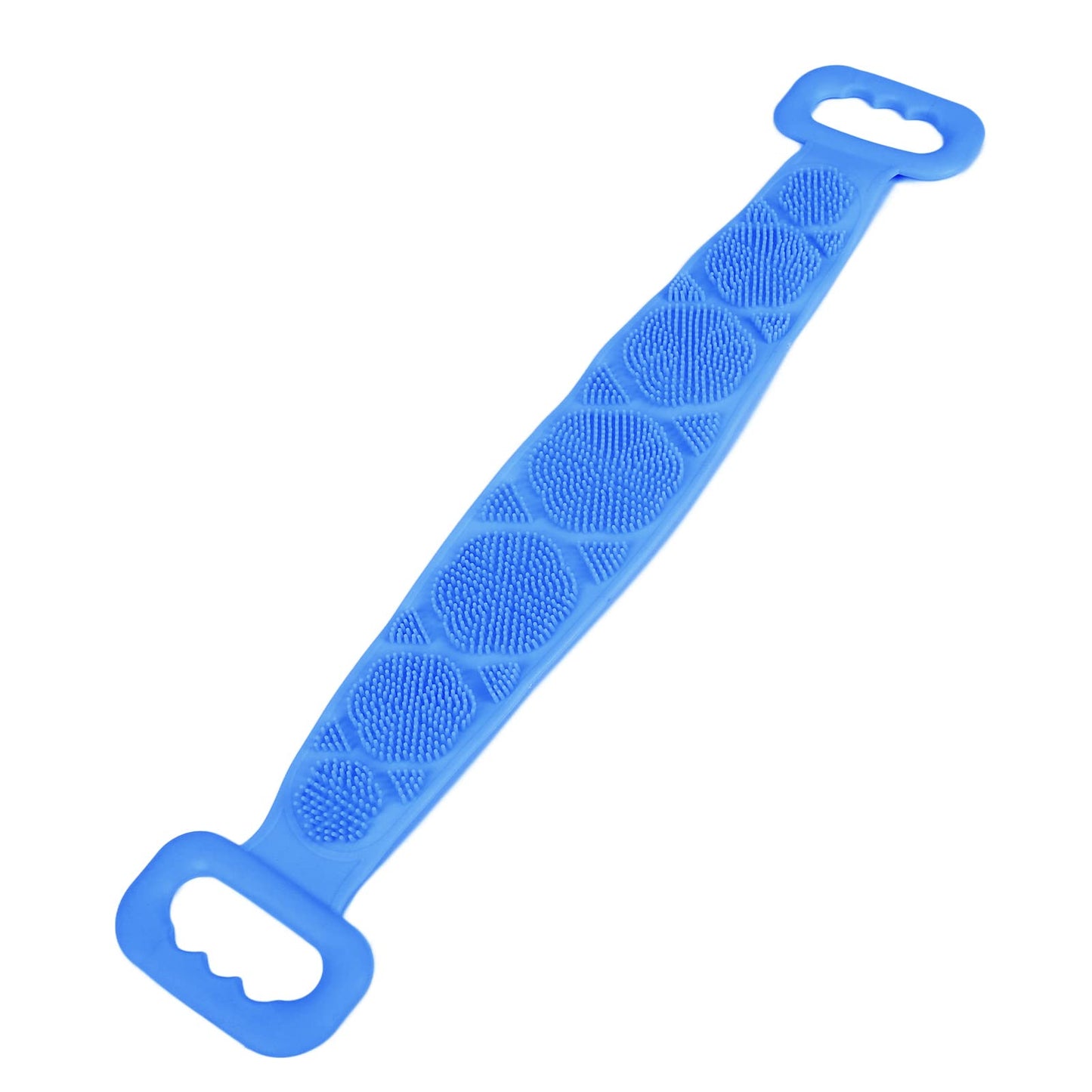 YUYTE Silicone Back Scrubber Brushfor Shower,Dual Sided Bath Body Scrubber,Shower Brush Washer Extra Long with Handle,Back Applicator,Exfoliating Back Beauty and Personal Care YUYTE