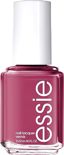 essie salon-quality nail polish, vegan, raspberry purple, Drive-In & Dine, 0.46 fl oz Beauty & Personal Care essie