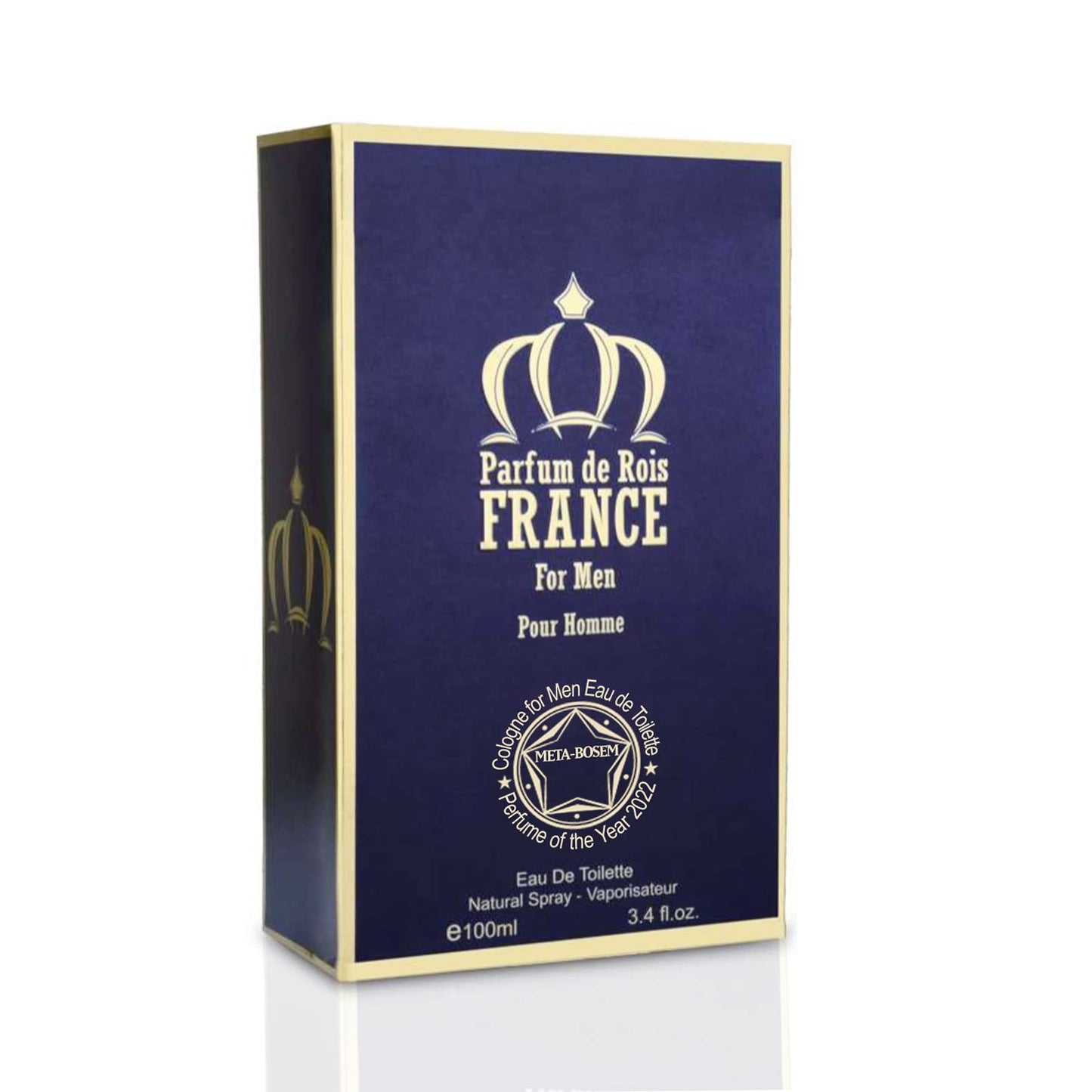 META-BOSEM Parfum de Rois France, Men's Cologne Eau de Toilette Natural Spray - Citrus Freshness - Masculine Scent - Great Holiday Gift - for All Day Beauty & Personal Care META-BOSEM