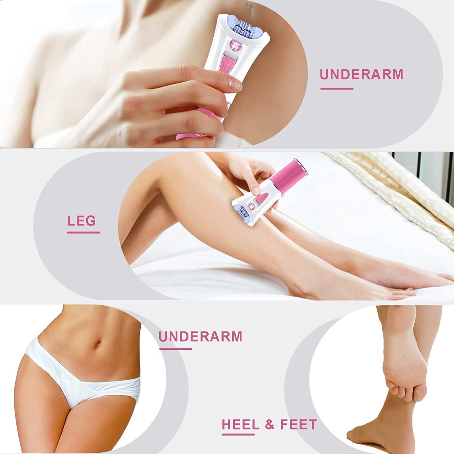 Smooth Glide Facial Epilator for Women, Lady Epilators Hair Removal for Face, Epilators with LED Light, Two Speed Hair Removal Device, Pluxy Facial Beauty and Personal Care Morbex Green