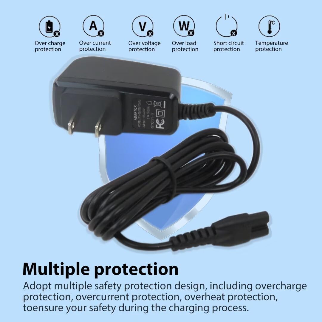 Replacement Charger Replacement for Manscaped Lawn Mower 3.0/2.0 Electric Groin Shaver Hair Trimmer Manscape by WELURE Beauty and Personal Care WELURE