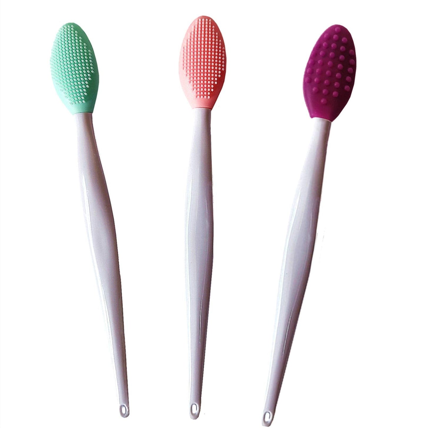 3 Pcs Lip Scrub Brush,Lip Scrubber Exfoliator,Double-Sided Silicone Lip Brush Tool for Men Women Lip Lightening, Lip Exfoliator Scrubber Tool for Dark Beauty & Personal Care New prominent