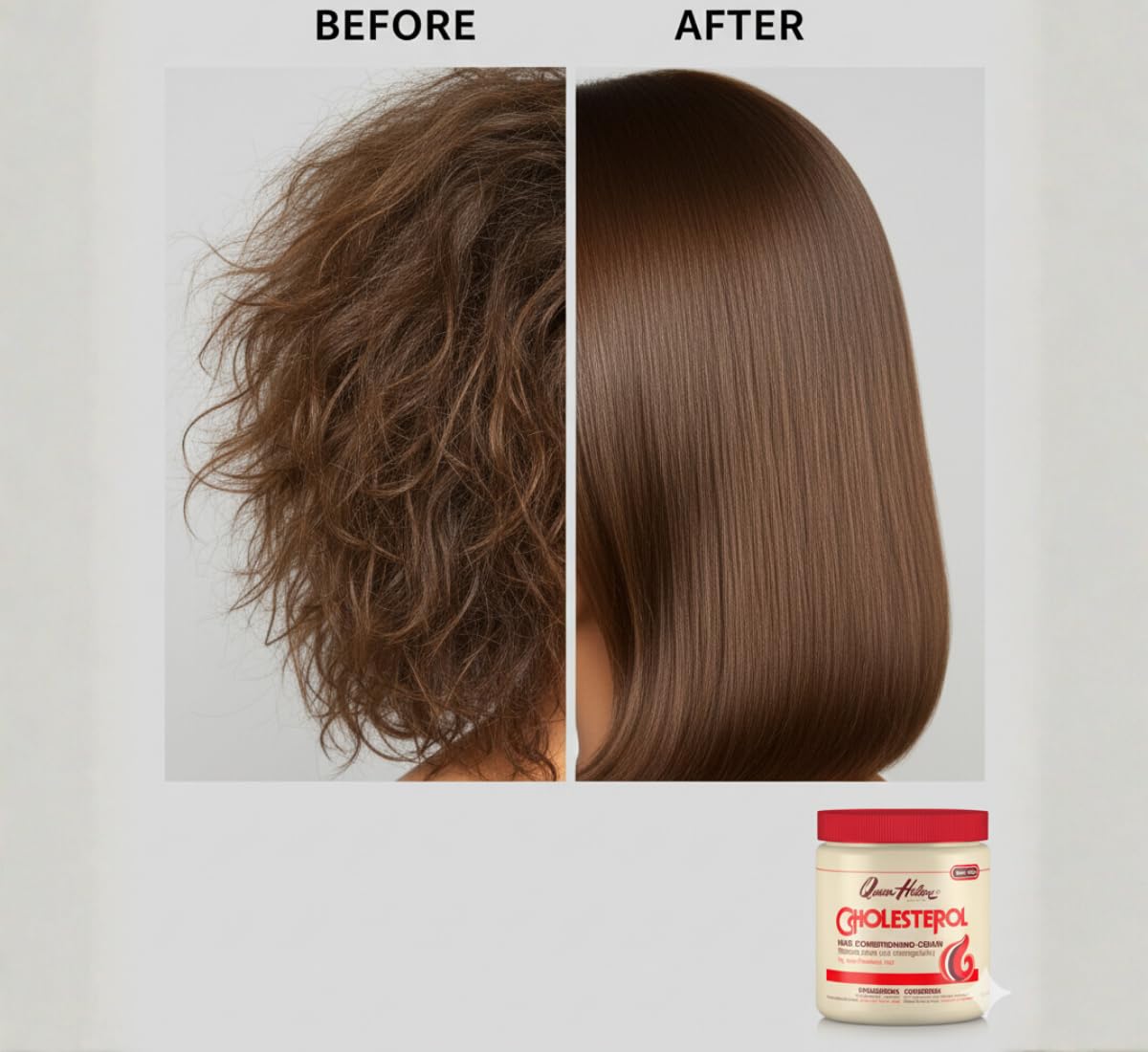 Queen Helene Cholesterol Hair Conditioning Cream - Deep Repair Treatment for Dry, Damaged & Chemically Treated Hair | Moisture-Restoring Mask | 15 oz Beauty & Personal Care Queen Helene