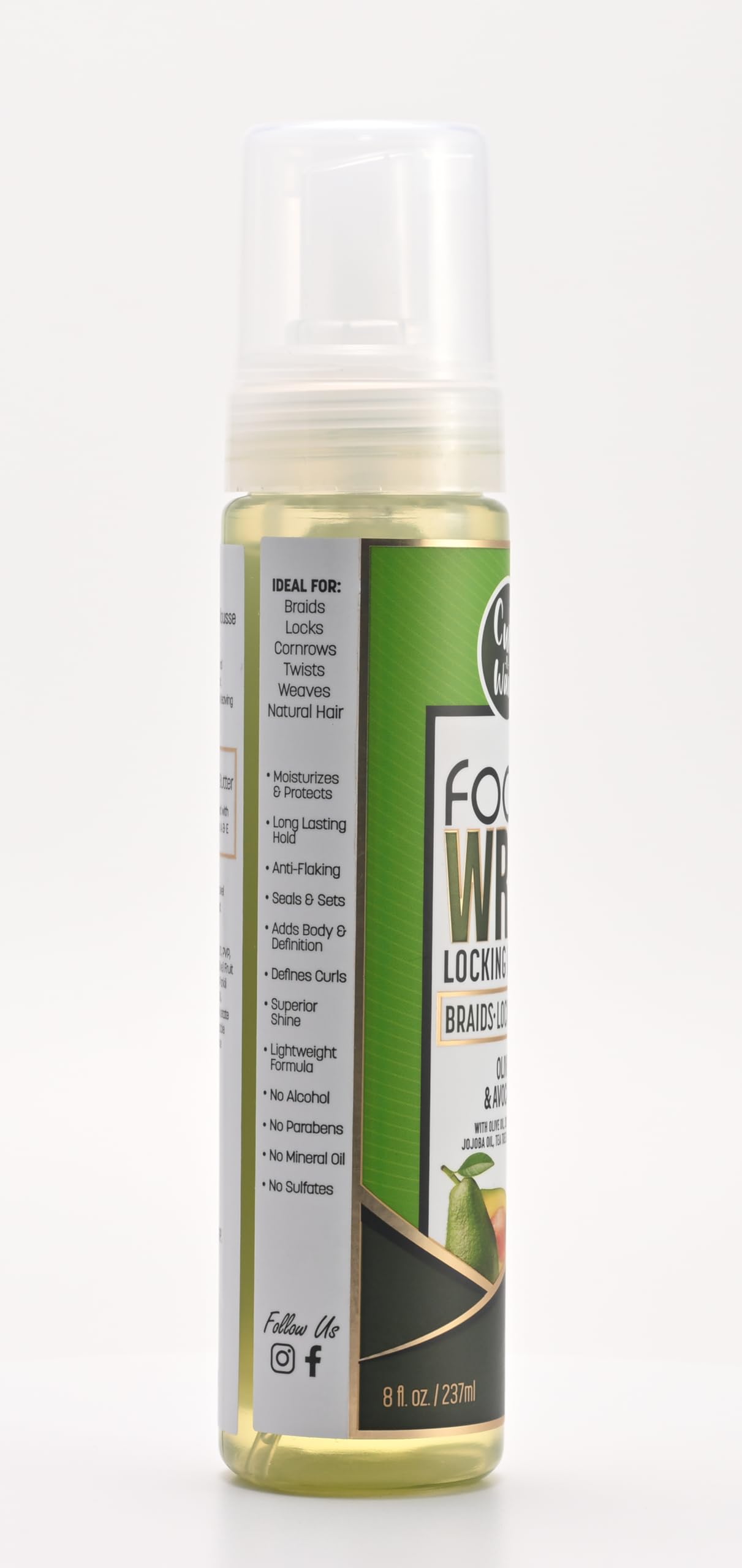 NEXT IMAGE Foam Wrap Locking Mousse (Olive & Avocado) Beauty & Personal Care NEXT IMAGE