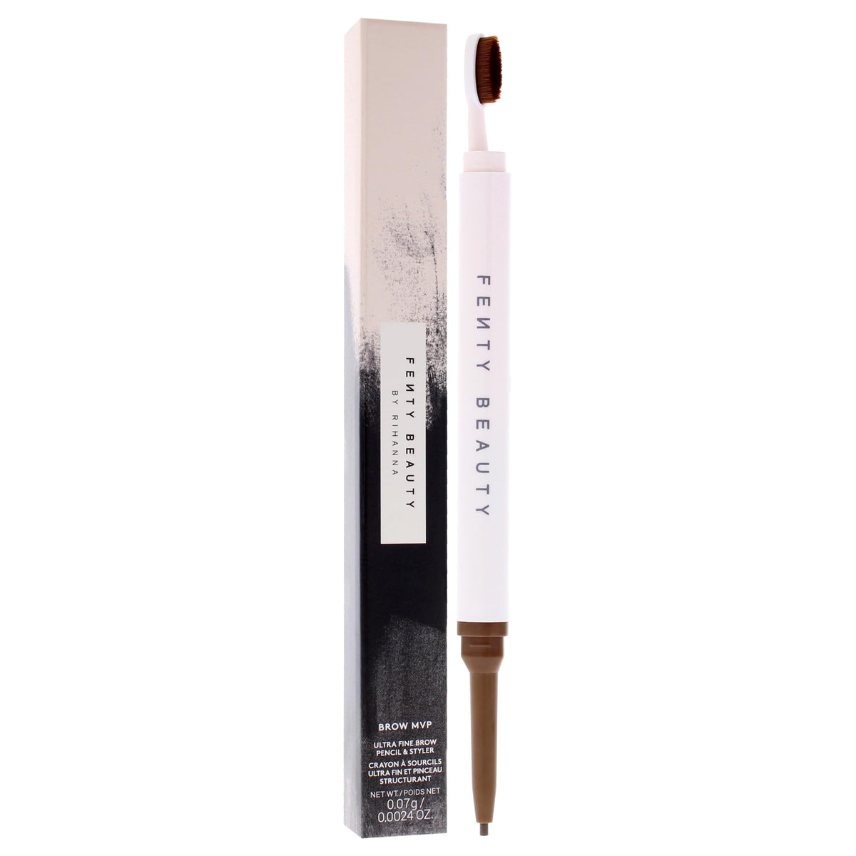 Brow MVP Ultra Fine Brow Pencil and Styler - Light Brown by Fenty Beauty for Women - 0.002 oz Eyebrow Pencil