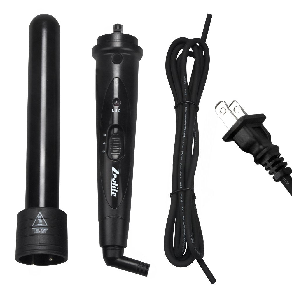 3 in 1 Curling Iron, Curler Wand Set with 3 Interchangeable Ceramic Curling Barrel(0.35”-1.25”), Instant Heat Up, Dual Voltage Hair Curler Beach Beauty & Personal Care JuHaLeiw
