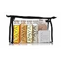 Paya Organics Toiletry Travel Set - Shampoo, Hair Conditioner, Shower Gel, 2 Facial Soap & Tote Bag Beauty & Personal Care Paya Organics