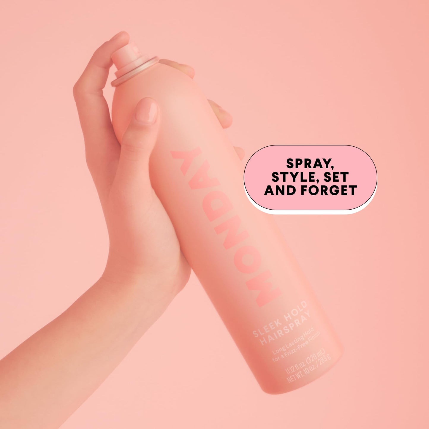 MONDAY HAIRCARE SLEEK HOLD Hairspray for long-lasting finish 329 mL Beauty & Personal Care MONDAY HAIRCARE