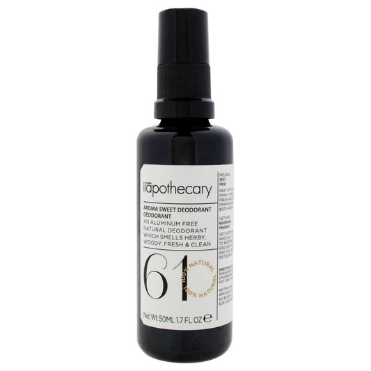 ilapothecary Aroma Sweet Deodorant - Natural Aluminum Free Womens Deodorant Spray - Herby and Woody Scent - Gluten Free - 1.7 oz Beauty and Personal Care ilapothecary
