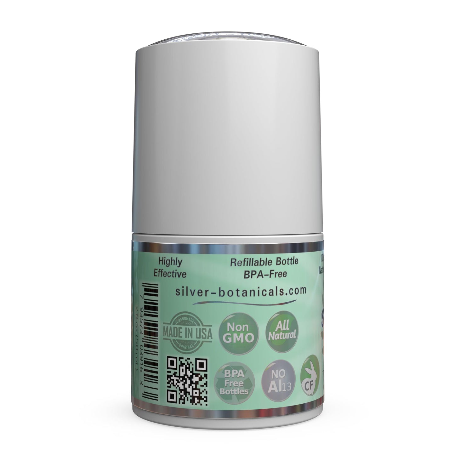 Silver Shield Deodorant - Original Formula - Roll-on, 2 oz. Beauty and Personal Care Silver Botanicals