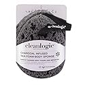 Clean Logic Charcoal Infused Foam Sea Sponge Beauty & Personal Care Cleanlogic