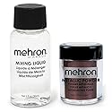 Mehron Makeup Metallic Powder (.17 oz) with Mixing Liquid (1 oz) (BRONZE) Beauty & Personal Care Mehron