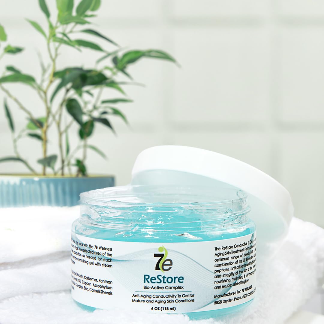 Myolift 7E Wellness ReStore Conductive Gel, 4oz – Microcurrent Facial Gel with Green Tea, Hyaluronic Acid & Collagen for Firm, Youthful Skin Beauty & Personal Care myolift