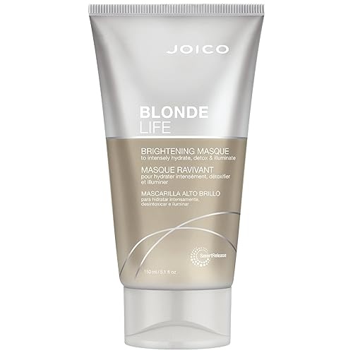 Joico Blonde Life Brightening Masque | For Blonde Hair | Instant Hydration | Neutralize Chlorine & Detoxify Hair | Add Softness & Smoothness | Sulfate Beauty & Personal Care Joico
