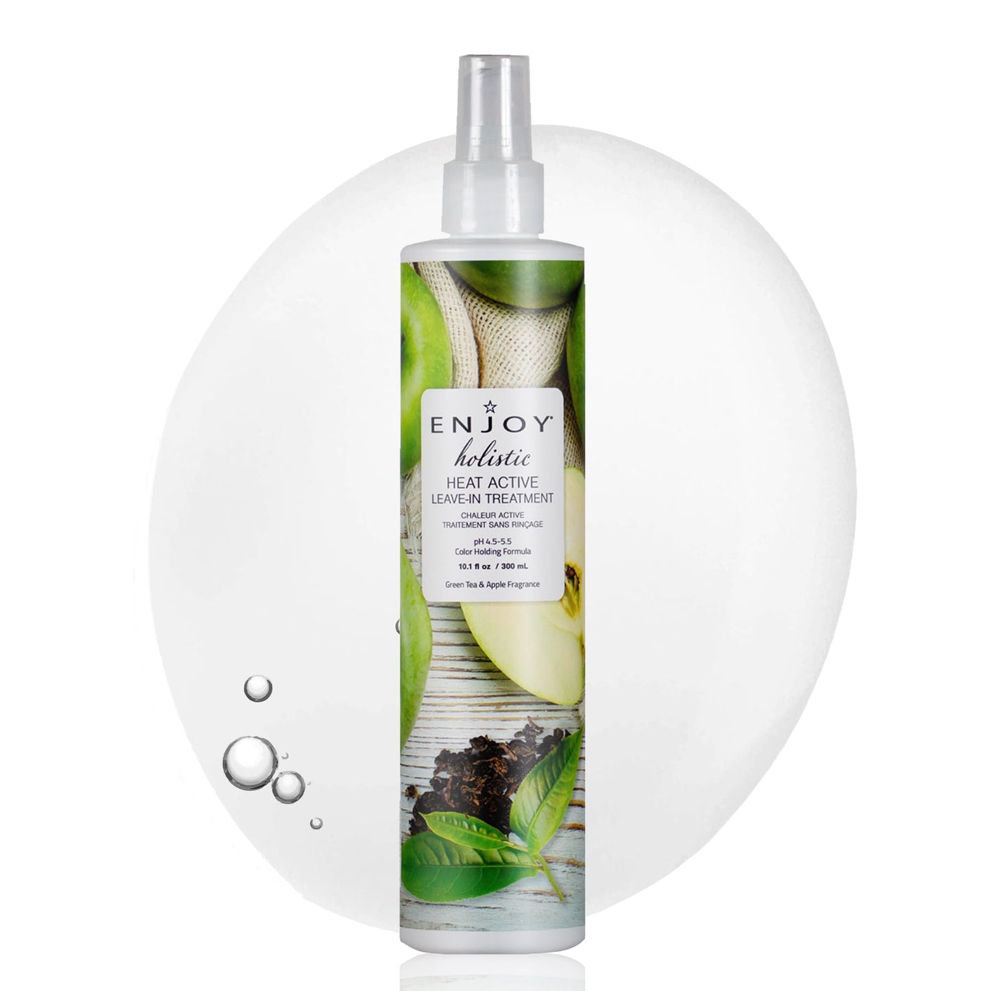 Enjoy Holistic Heat Active Leave-In Treatment - Thermal Protectant & Heat Activated Shine Spray - Professional Blow Dry Primer for Smooth, Soft Hair Beauty & Personal Care Enjoy