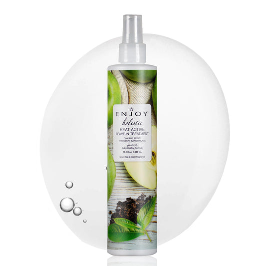 Enjoy Holistic Heat Active Leave-In Treatment - Thermal Protectant & Heat Activated Shine Spray - Professional Blow Dry Primer for Smooth, Soft Hair Beauty & Personal Care Enjoy
