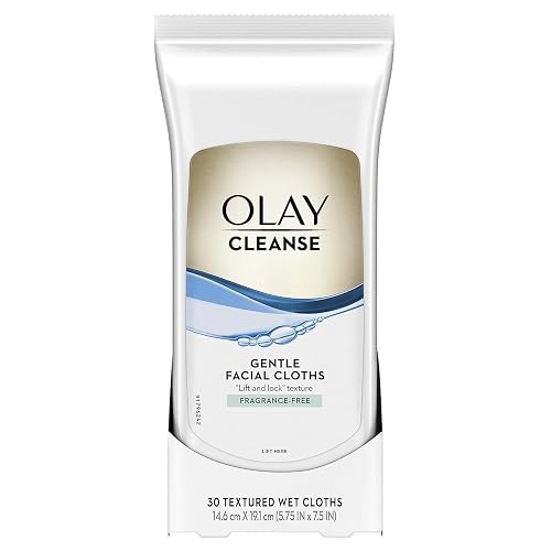 Olay Cleanse Gentle Facial Cloths, Fragrance Free, 30 count Beauty & Personal Care Olay