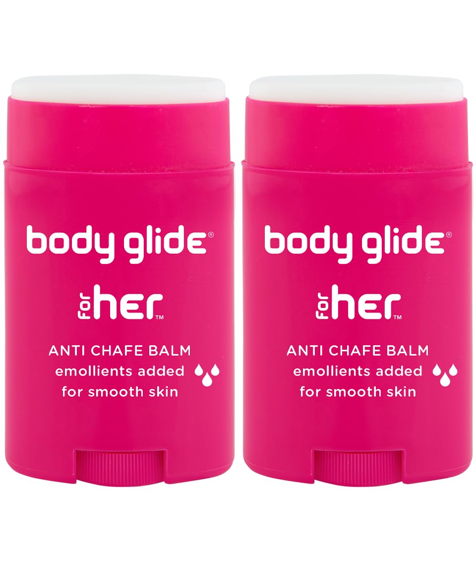 Body Glide For Her Anti Chafe Balm - Chafing stick with added emollients - Great for dry, sensitive skin and/or sensitive areas - Use on chest, bra Beauty and Personal Care BodyGlide