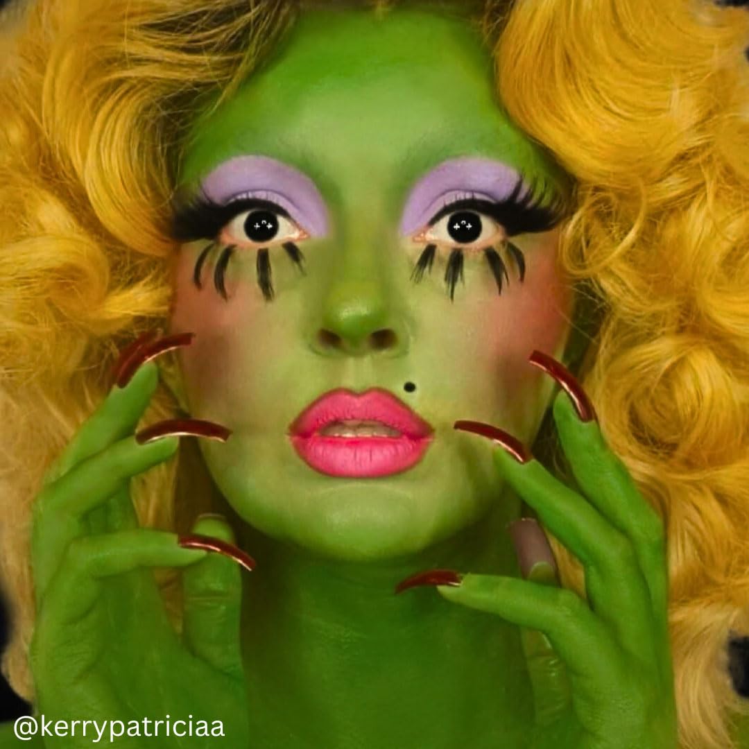 Mehron Makeup Color Cup Greasepaint - GREEN, Face & Body Paint