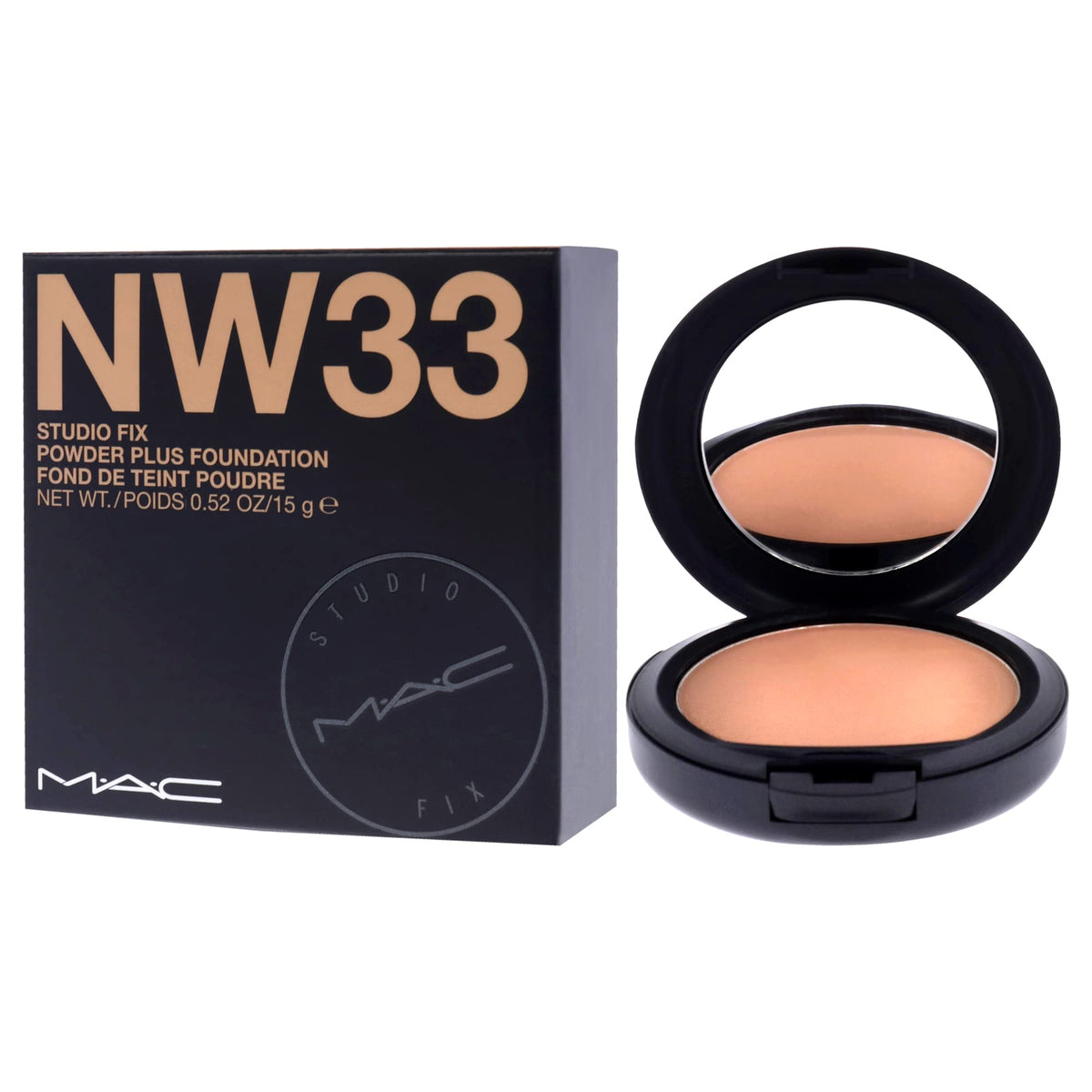 Mac Studio Fix Powder Plus Foundation Nw33 15gm/0.52 Oz Beauty & Personal Care MAC