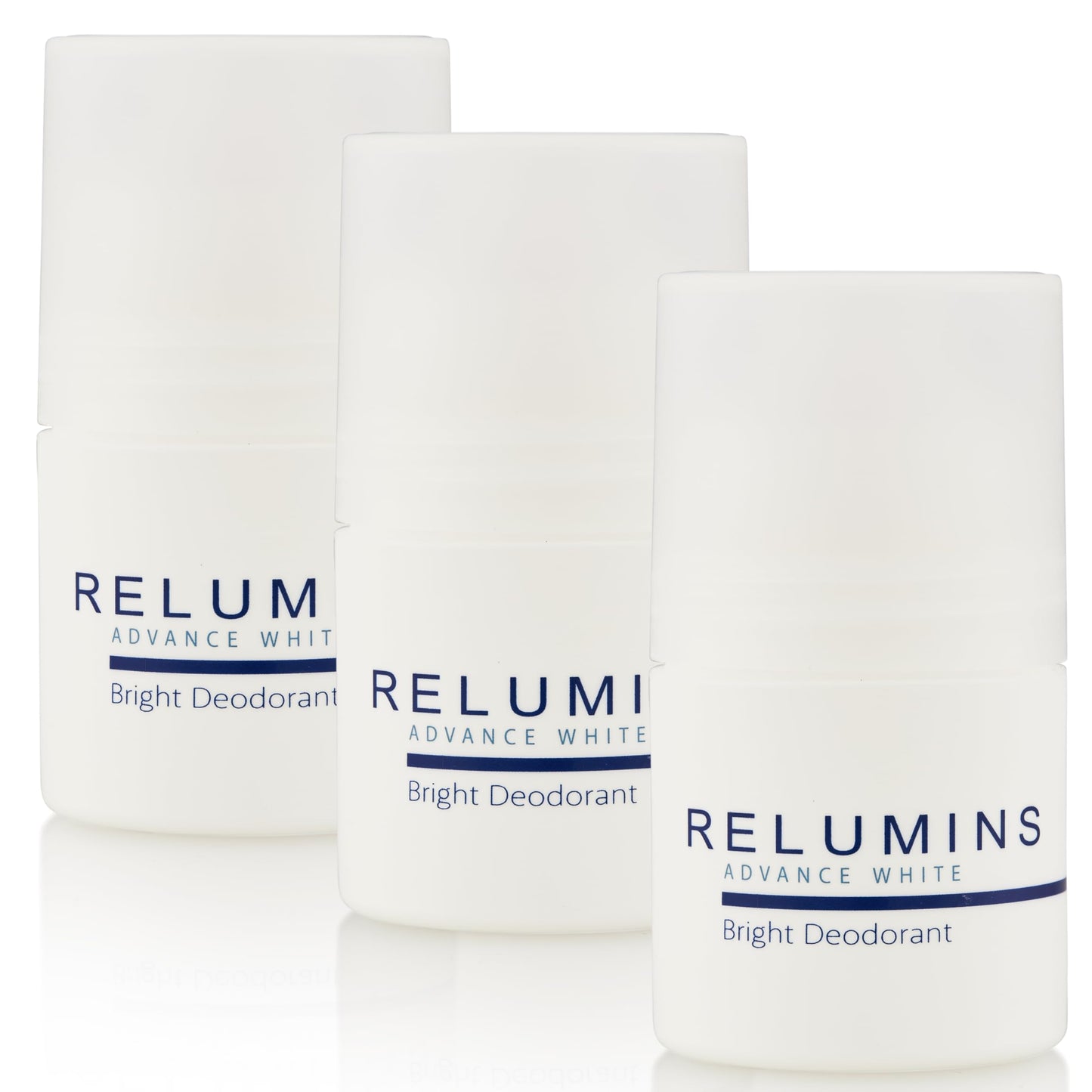 Relumins Advanced Underarm Deodorant Roll-On for Women and Men - 24-Hour Odor Protection with Glutathione and Witch Hazel - 1.5fl oz (3 Pack) Beauty and Personal Care Relumins