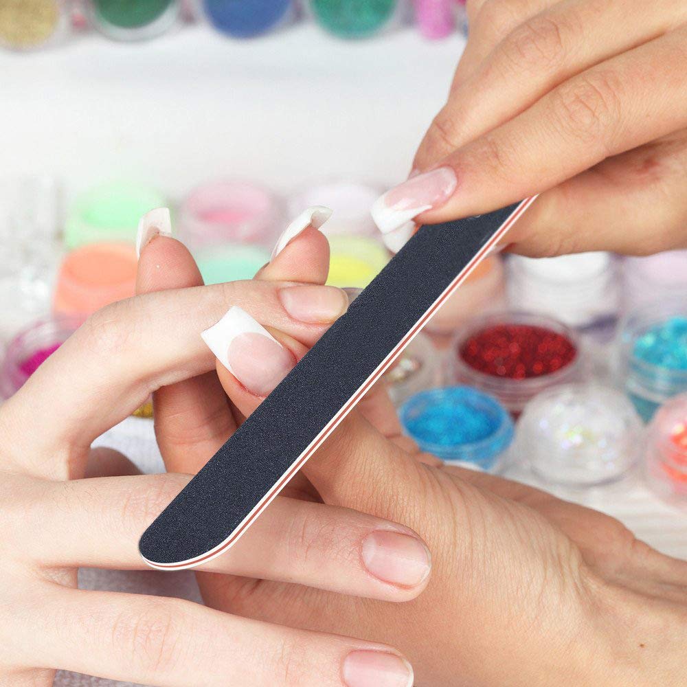 Nail File 21ct 100/180 Grit Emery Board Filer for Acrylic/Natural Fingernail Beauty & Personal Care Quanzhou Chenchenchen E-Commerce Co.,Ltd