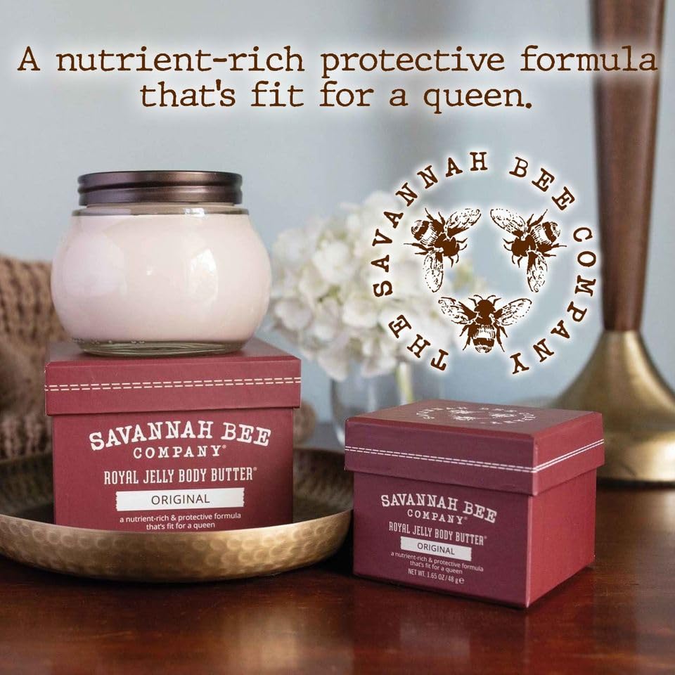 Savannah Bee Company Royal Jelly Body Butter - Deep Hydrating Body Butter - Original Beauty & Personal Care Savannah Bee Company