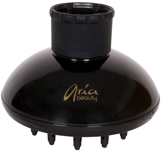 Aria Beauty Blow Dryer Diffuser - Attachment for Curly and Wavy Hair Types - Durable High-Temperature Resistant Plastic - Fits Most Blow Dryers - 1 pc