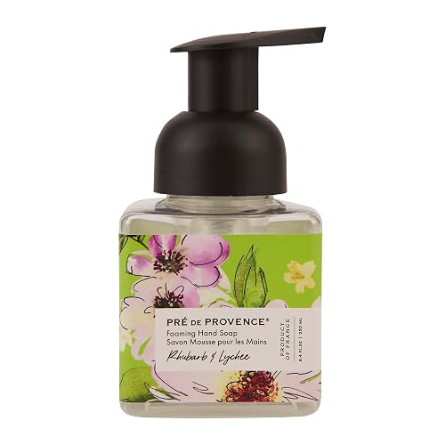 Pre de Provence Le Jardin Collection Scented Foaming Hand Soap, Gentle & Moisturizing, Infused with Jojoba & Cotton Seed Oils, 250 ml, Rhubarb Beauty & Personal Care Pre de Provence