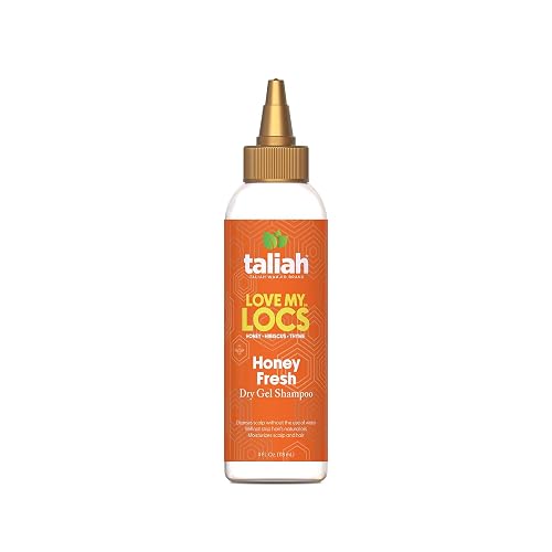 Taliah Waajid Love My Locs Honey Fresh Dry Gel Shampoo 4oz - No-Rinse Scalp Cleanser for Locs, Braids, Twists & Protective Styles Beauty & Personal Care Taliah Waajid black earth products