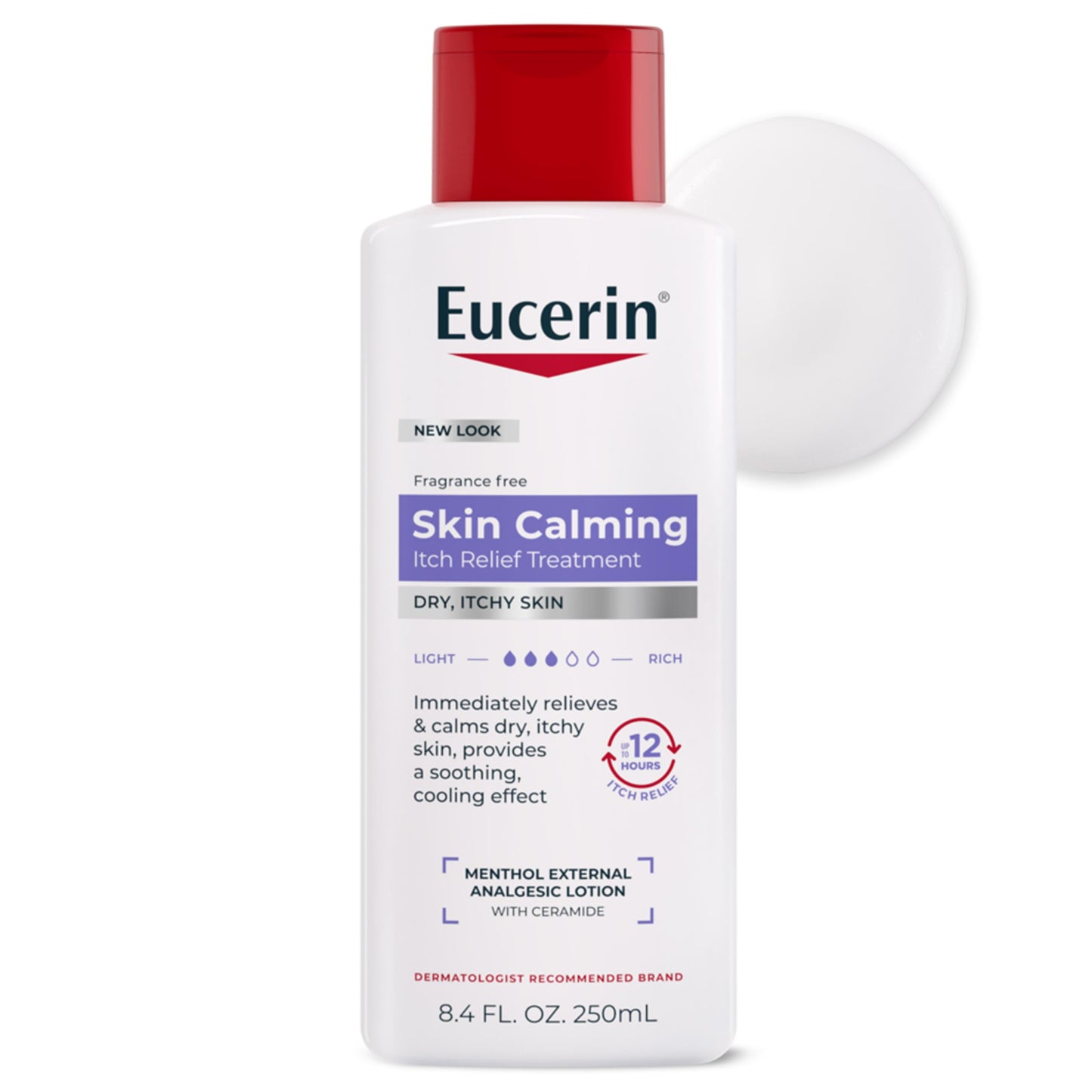 Eucerin Itch Relief Intensive Calming Lotion, Itch-Relieving Lotion for Sensitive Dry Skin, 8.4 Fl Oz Bottle Beauty & Personal Care Eucerin