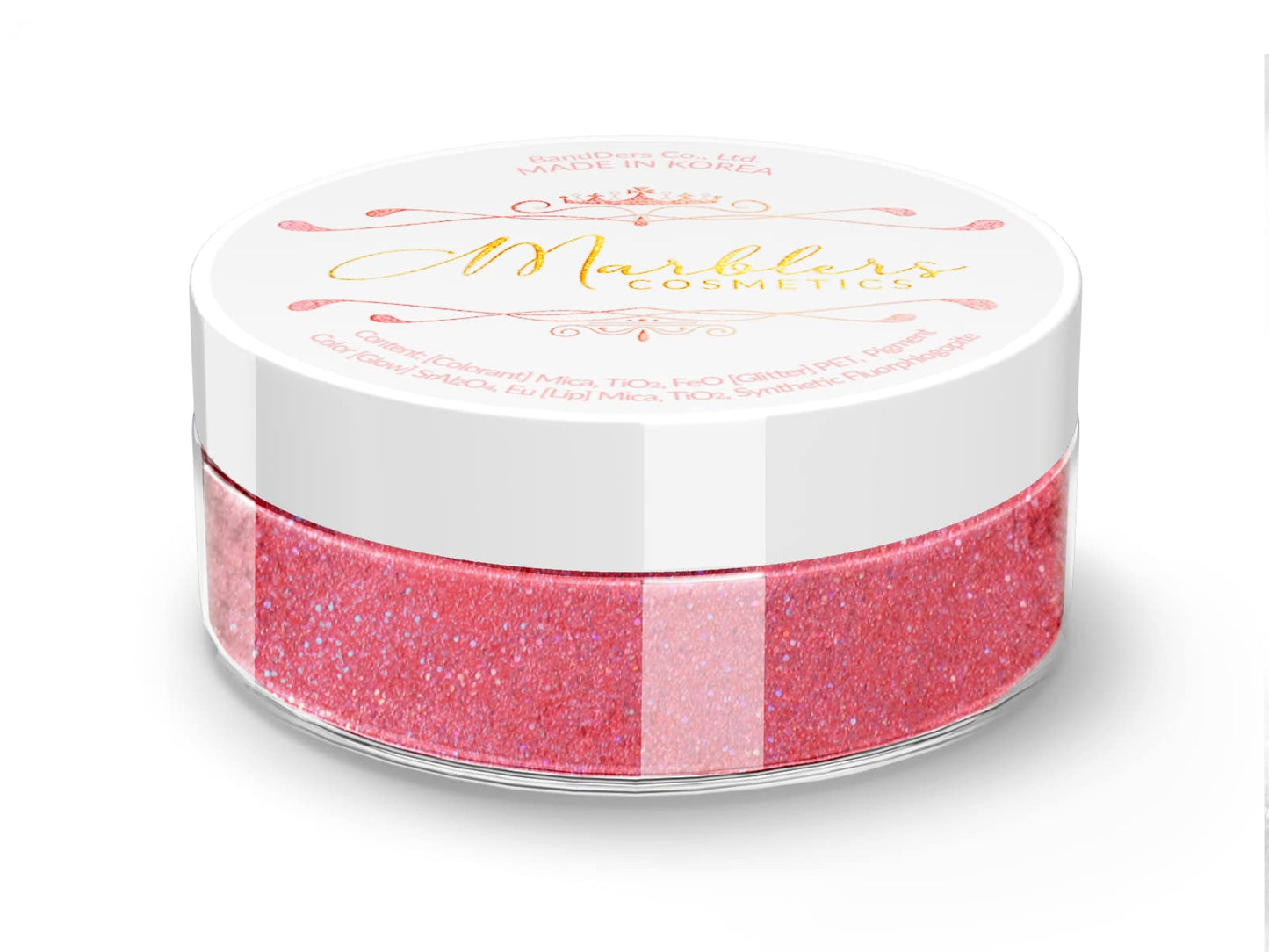 MARBLERS Glitter Mica Powder [Peachy Punk] 0.14oz (4g) | Glitter Mica | Highly Pigmented | Non-Toxic, Vegan, Cruelty-Free | Eyeshadow, Body Butter Beauty & Personal Care MARBLERS