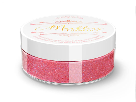MARBLERS Glitter Mica Powder [Peachy Punk] 0.14oz (4g) | Glitter Mica | Highly Pigmented | Non-Toxic, Vegan, Cruelty-Free | Eyeshadow, Body Butter Beauty & Personal Care MARBLERS