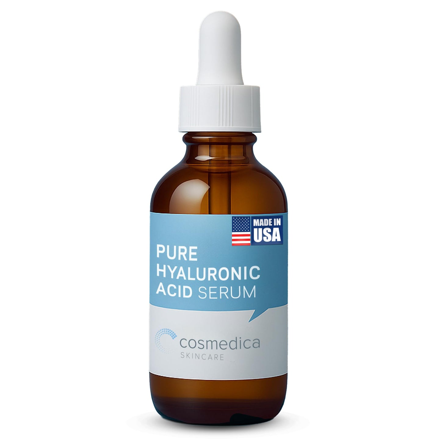 Cosmedica Hyaluronic Acid Serum with Vitamin B5 - Intense Hydration, Anti-Aging, Non-Greasy, Paraben Free, Face Serum - 1oz Beauty & Personal Care Cosmedica Skincare