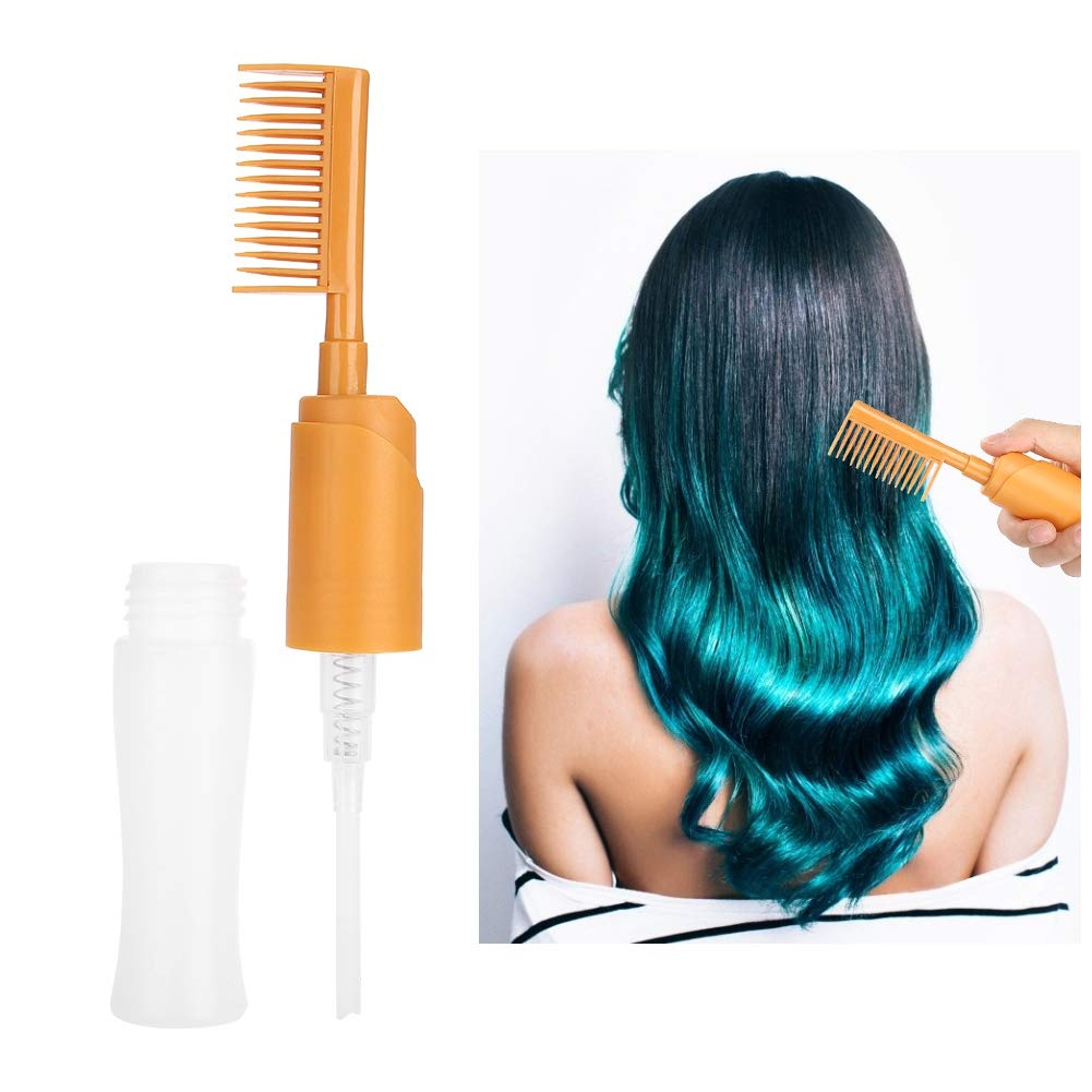 Jadeshay Root Comb Applicator Bottle for Hair Dye, 110ml PP Material, With Comb, Graduated Bottle, Easy to Use, Wide Application, Liquid, 1 Count, all Beauty & Personal Care Jadeshay