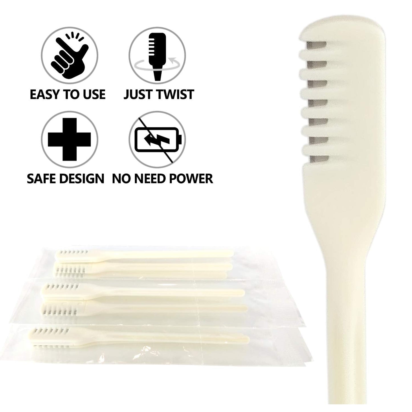 Seki Japan Nose Hair Trimmer Clipper Cutter Safety Protected Razor Hair Removal (Pack of 10 Pieces) Beauty and Personal Care Product of Gifu Japan
