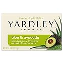 Yardley London Aloe and Avocado Naturally Moisturizing Bath Bar 4.0 oz (Pack of 3). Beauty & Personal Care YARDLEY LONDON