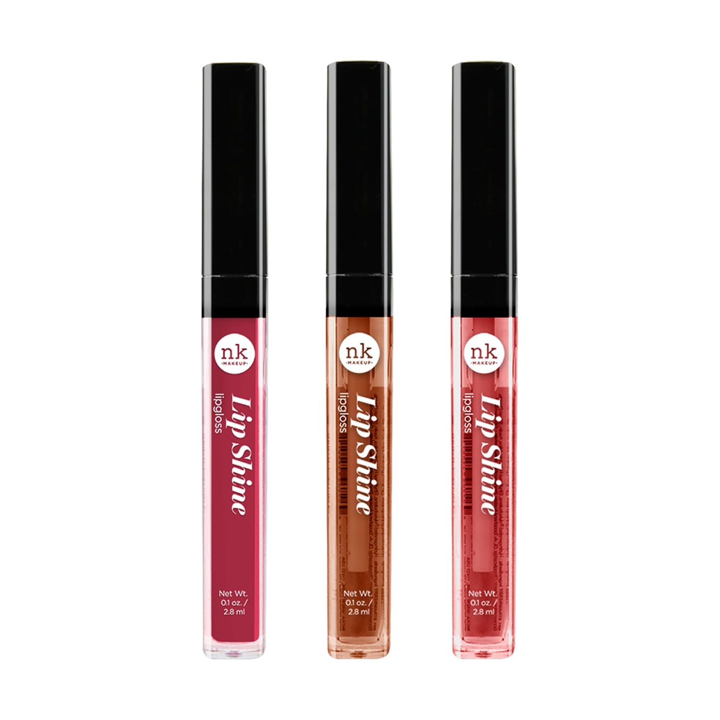 NICKA K NEW YORK Lipshine, Cosmetics, vibrant colors, bright colors, shining lips, lip shine, long lasting (AMZ288) Beauty & Personal Care NICKA K NEW YORK
