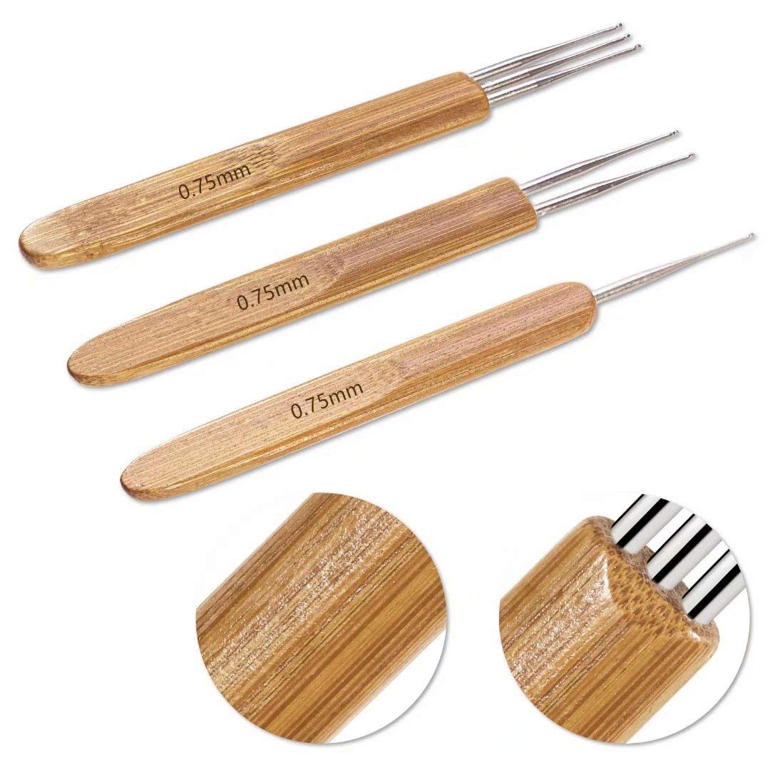 5 Pcs Dreadlocks Tool Set Includes 3 Pcs Dreadlocks Crochet 1 Hook 2 Hooks 3 Hooks Hair Weaving Needle Crochet, 2 Pcs Crochet Hair Tools Interlocking Beauty & Personal Care FFNIU
