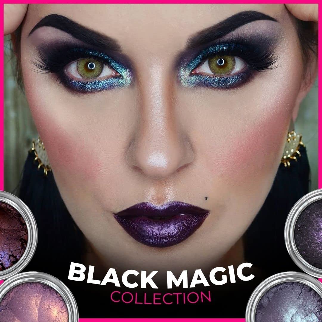 Concrete Minerals Eyeshadow, Longer-Lasting With No Creasing, 100% Vegan and Cruelty Free, Loose Mineral Powder, Handmade in USA (Black Magic) Beauty & Personal Care Concrete Minerals