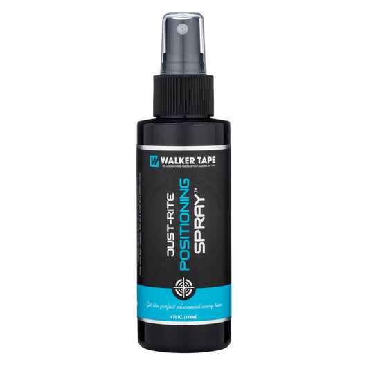 Walker Tape Just-Rite Positioning Spray 4 fl oz for Wig Installs, Lace Systems, Toupee Applications, Hair Tape Prep and Adhesive Strips Use Allowing