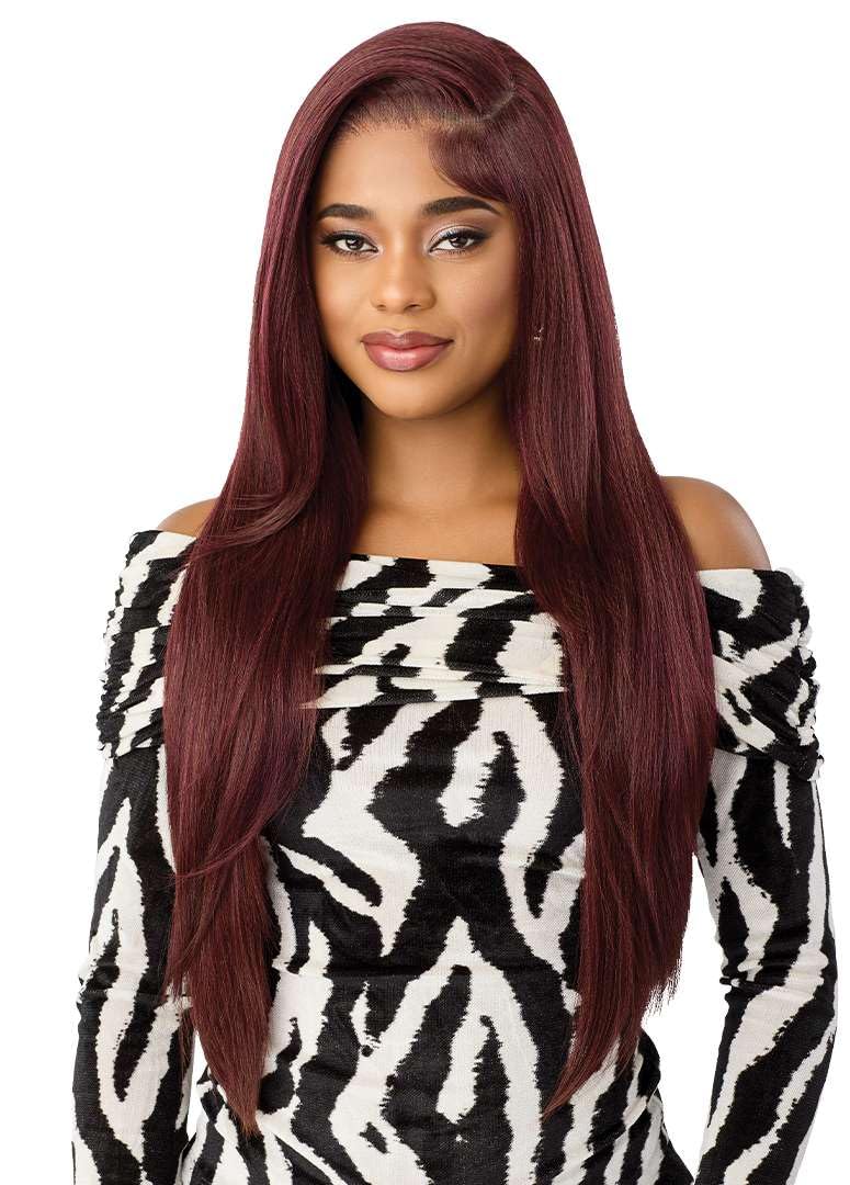 Outre Lace Front Wig - Melted Hairline - TruCurve - TruCurve 11 (DR CHOCOLATE SWIRL)