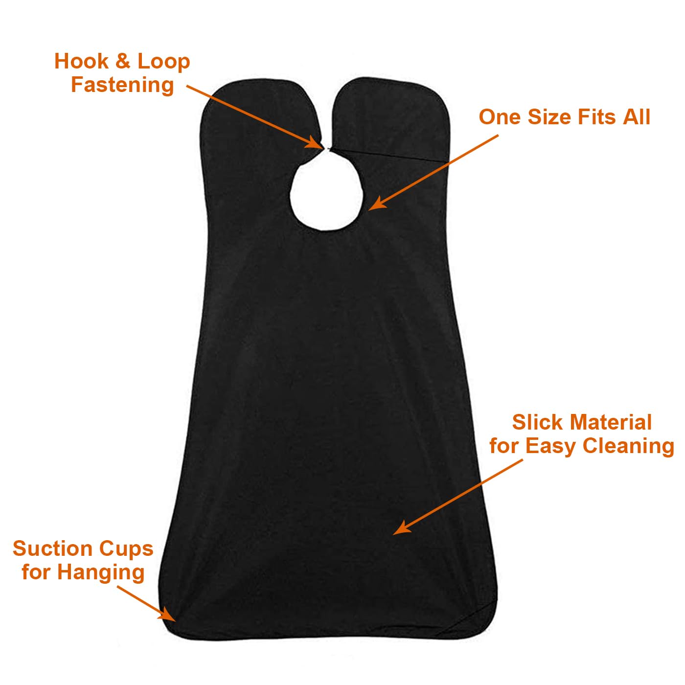 ztarraum Beard Bib Beard Apron, Beard Gather?Shaving and Trimming, Non-Stick Grooming Cloth with 2 Suction Cups, Best Gifts for Men,Valentine's Day Beauty and Personal Care ztarraum